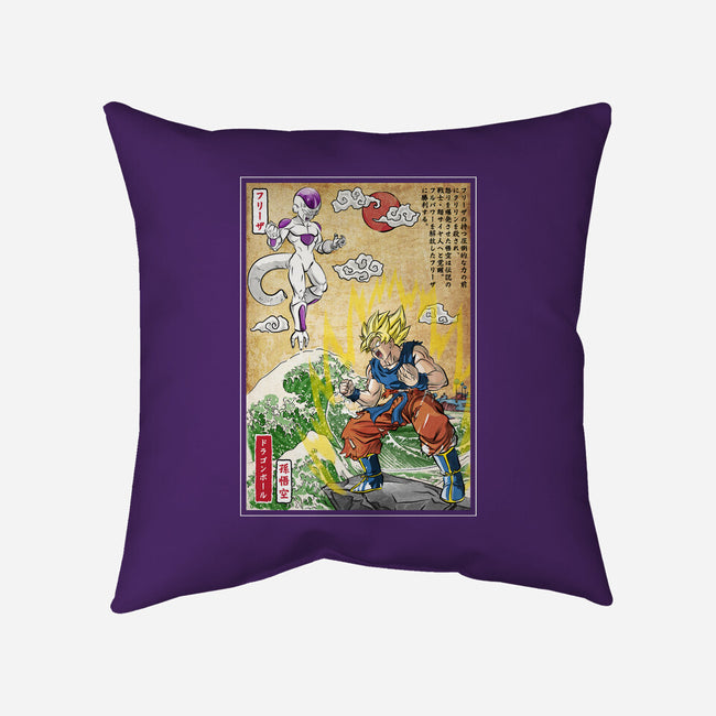 Battle On Planet-None-Removable Cover w Insert-Throw Pillow-DrMonekers