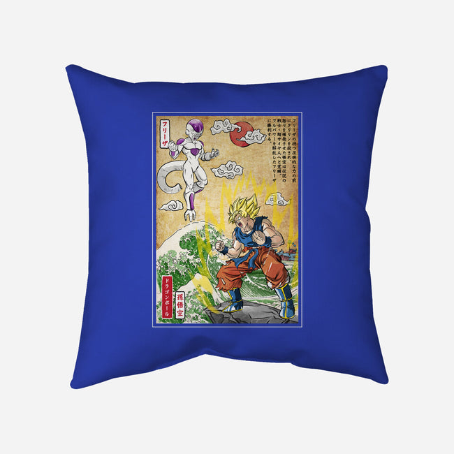 Battle On Planet-None-Removable Cover w Insert-Throw Pillow-DrMonekers