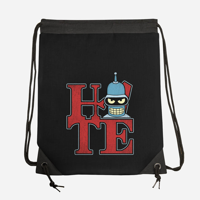 Hater Robot-None-Drawstring-Bag-Getsousa!