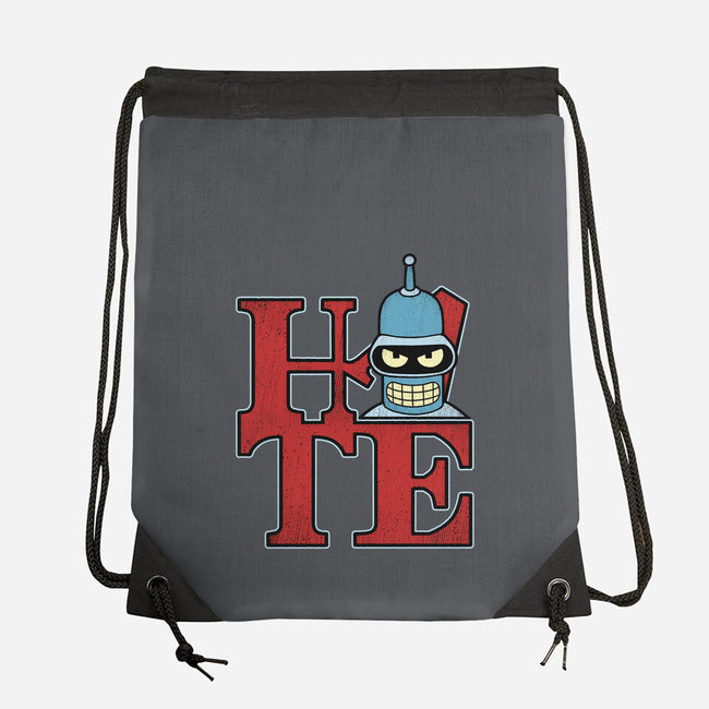Hater Robot-None-Drawstring-Bag-Getsousa!