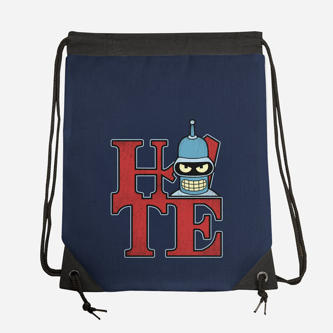 Hater Robot-None-Drawstring-Bag-Getsousa!