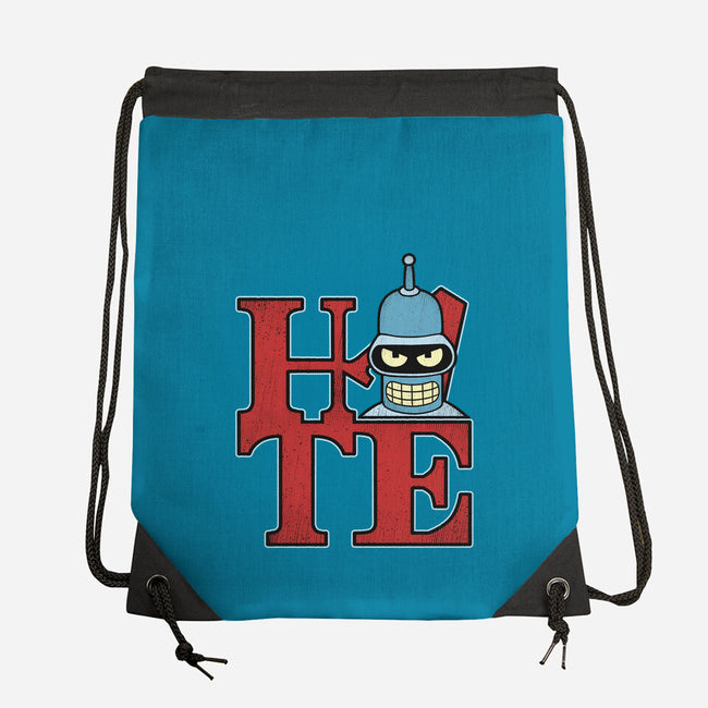 Hater Robot-None-Drawstring-Bag-Getsousa!