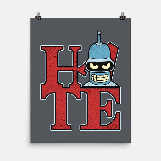 Hater Robot-None-Matte-Poster-Getsousa!