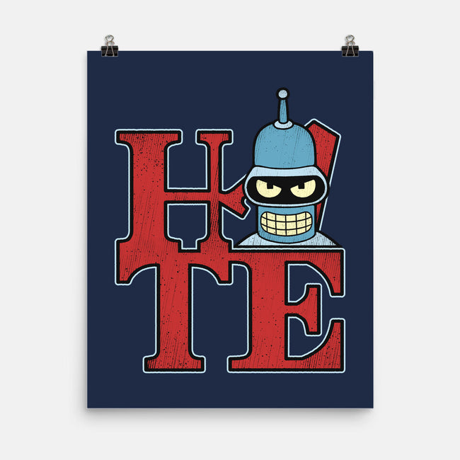 Hater Robot-None-Matte-Poster-Getsousa!