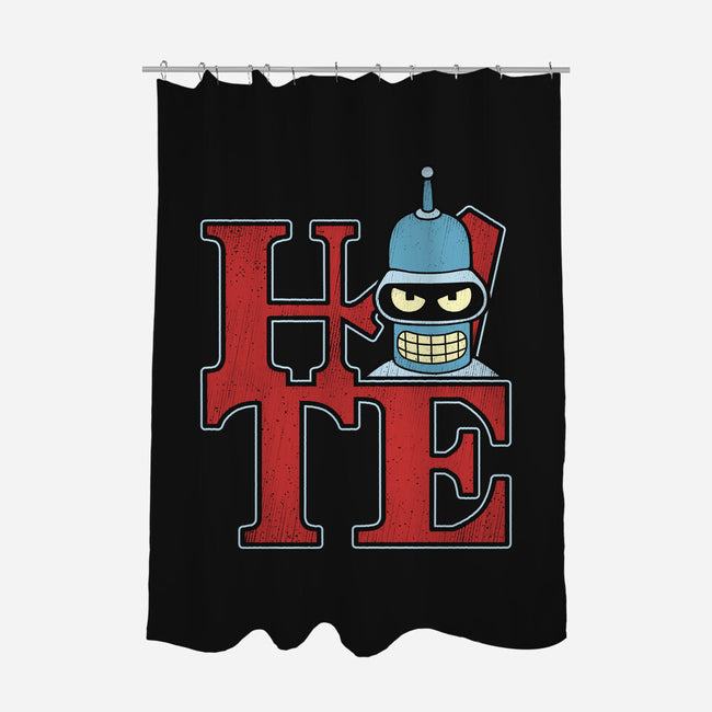 Hater Robot-None-Polyester-Shower Curtain-Getsousa!