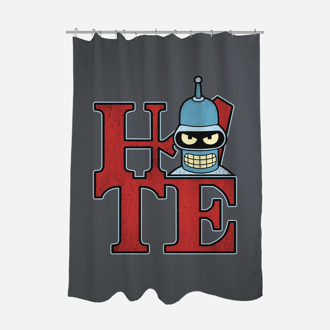 Hater Robot-None-Polyester-Shower Curtain-Getsousa!