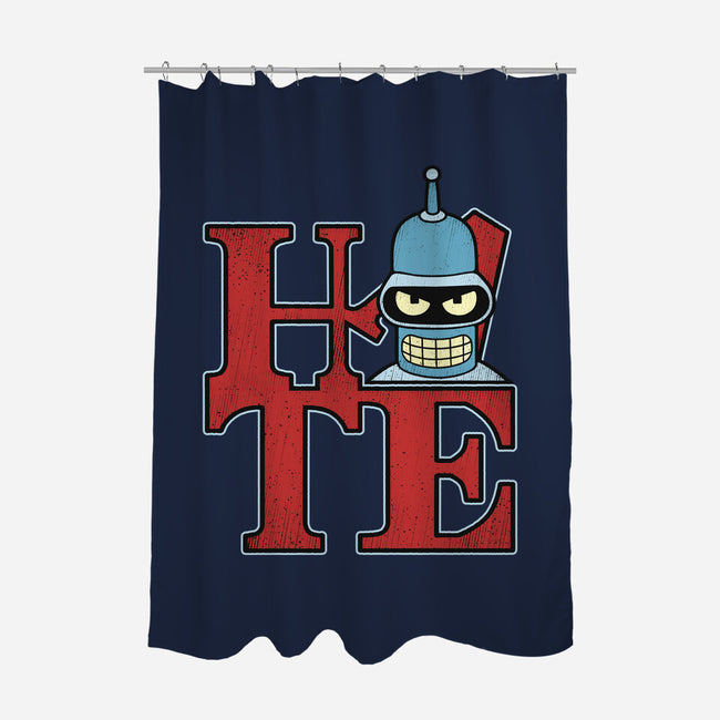 Hater Robot-None-Polyester-Shower Curtain-Getsousa!