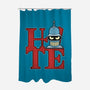 Hater Robot-None-Polyester-Shower Curtain-Getsousa!