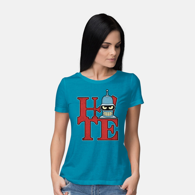 Hater Robot-Womens-Basic-Tee-Getsousa!