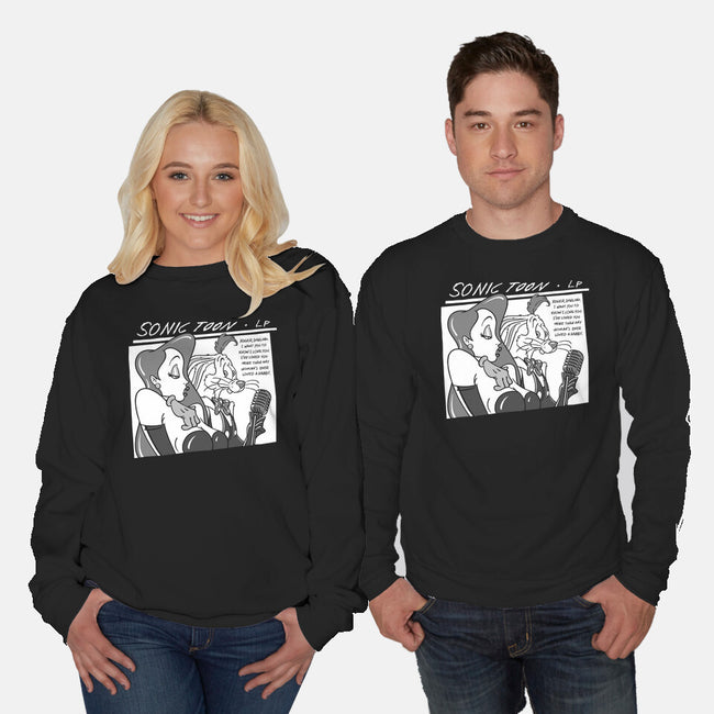 Sonic Toon-Unisex-Crew Neck-Sweatshirt-Getsousa!
