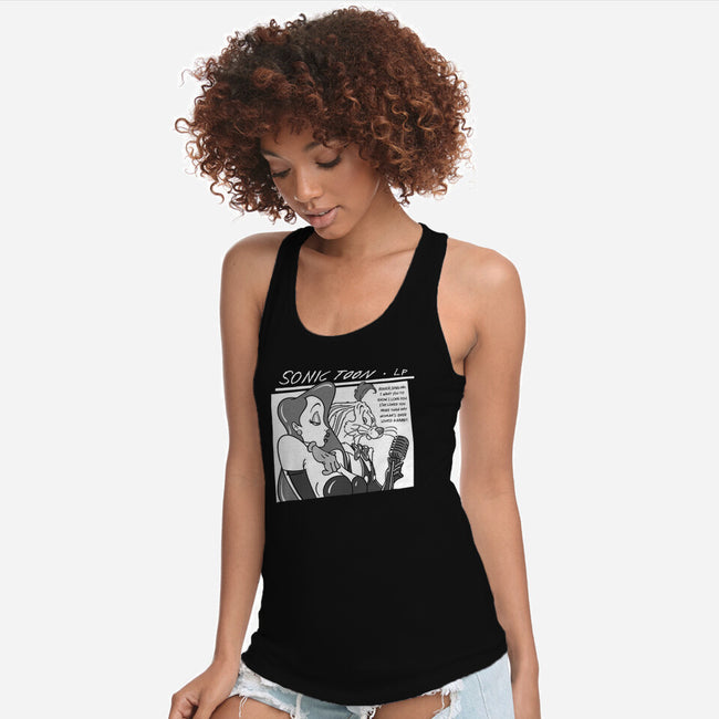 Sonic Toon-Womens-Racerback-Tank-Getsousa!