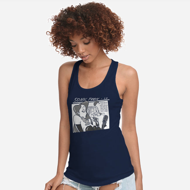 Sonic Toon-Womens-Racerback-Tank-Getsousa!