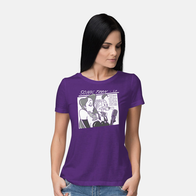 Sonic Toon-Womens-Basic-Tee-Getsousa!