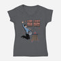 Live Long And Rock-Womens-V-Neck-Tee-NMdesign