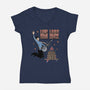 Live Long And Rock-Womens-V-Neck-Tee-NMdesign