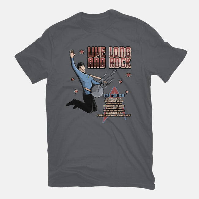 Live Long And Rock-Unisex-Basic-Tee-NMdesign