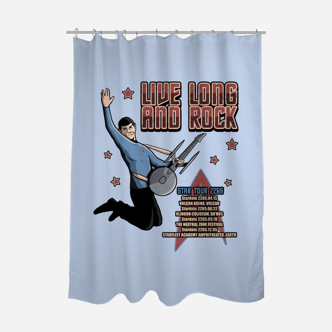 Live Long And Rock-None-Polyester-Shower Curtain-NMdesign