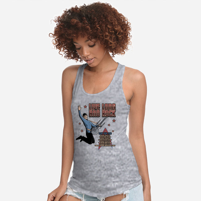Live Long And Rock-Womens-Racerback-Tank-NMdesign