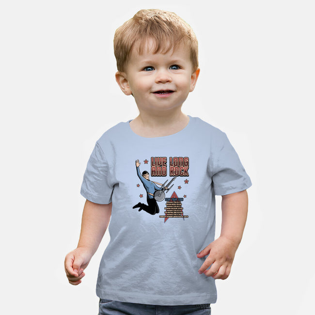 Live Long And Rock-Baby-Basic-Tee-NMdesign