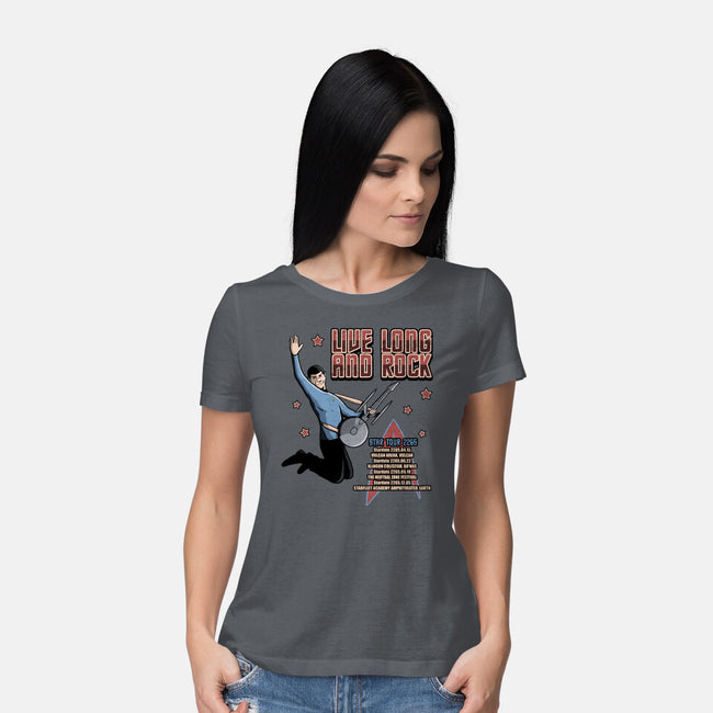 Live Long And Rock-Womens-Basic-Tee-NMdesign