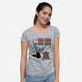 Live Long And Rock-Womens-V-Neck-Tee-NMdesign