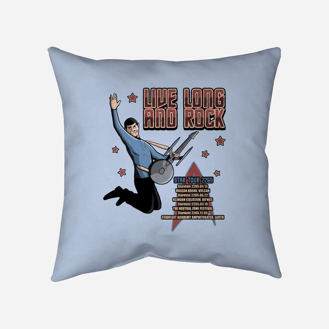 Live Long And Rock-None-Removable Cover w Insert-Throw Pillow-NMdesign
