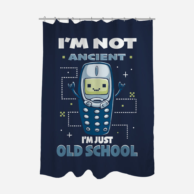 Old School-None-Polyester-Shower Curtain-Vallina84