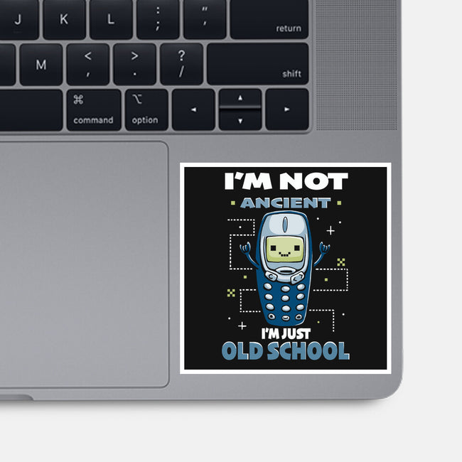 Old School-None-Glossy-Sticker-Vallina84