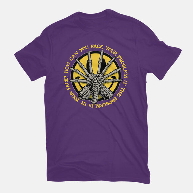 Face Problem-Womens-Fitted-Tee-momma_gorilla