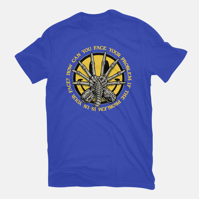 Face Problem-Womens-Fitted-Tee-momma_gorilla