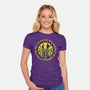 Face Problem-Womens-Fitted-Tee-momma_gorilla