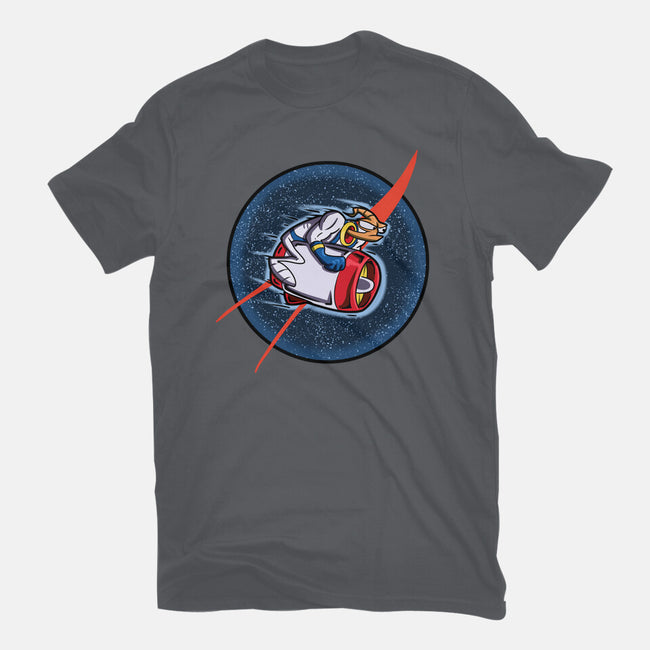 Worm In Space-Womens-Fitted-Tee-nickzzarto
