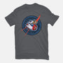 Worm In Space-Womens-Fitted-Tee-nickzzarto
