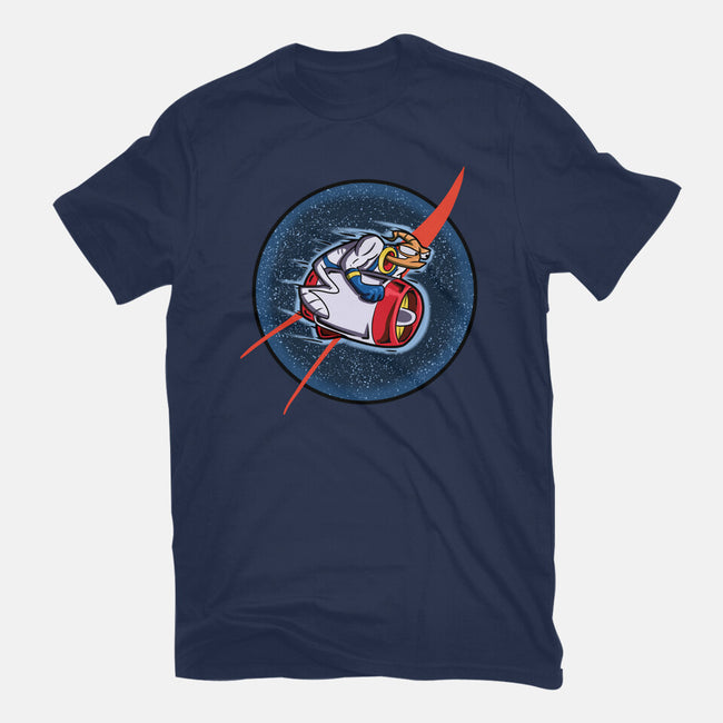 Worm In Space-Womens-Fitted-Tee-nickzzarto