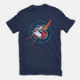 Worm In Space-Womens-Fitted-Tee-nickzzarto