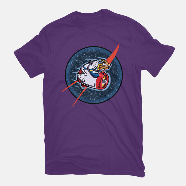 Worm In Space-Womens-Fitted-Tee-nickzzarto