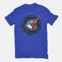 Worm In Space-Womens-Fitted-Tee-nickzzarto