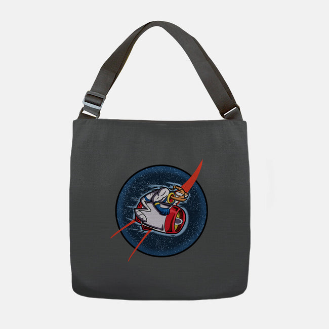 Worm In Space-None-Adjustable Tote-Bag-nickzzarto