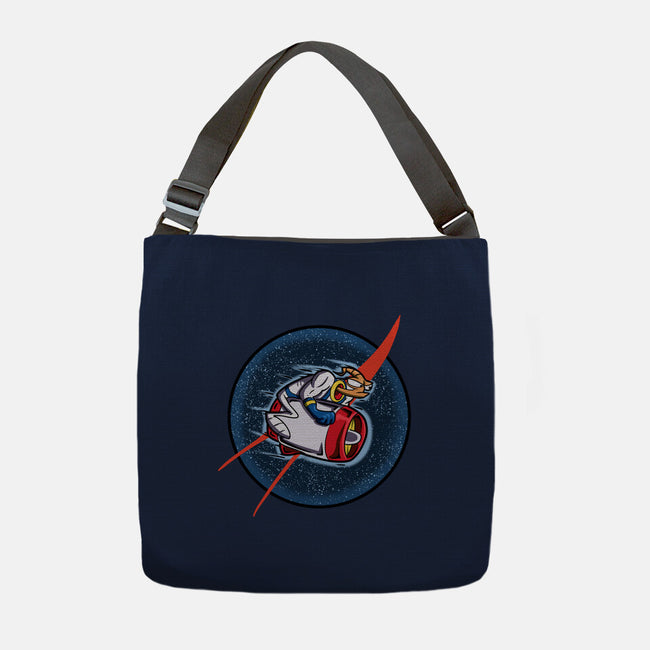 Worm In Space-None-Adjustable Tote-Bag-nickzzarto
