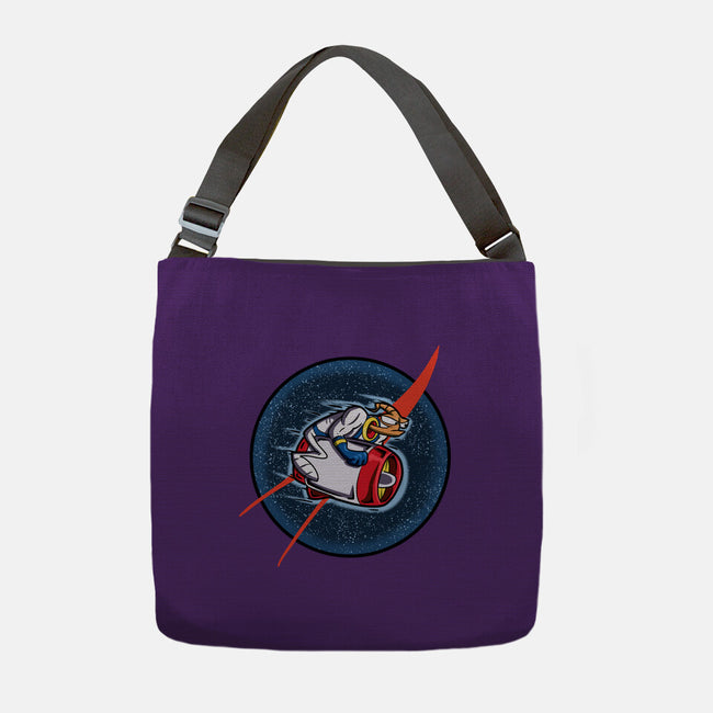 Worm In Space-None-Adjustable Tote-Bag-nickzzarto