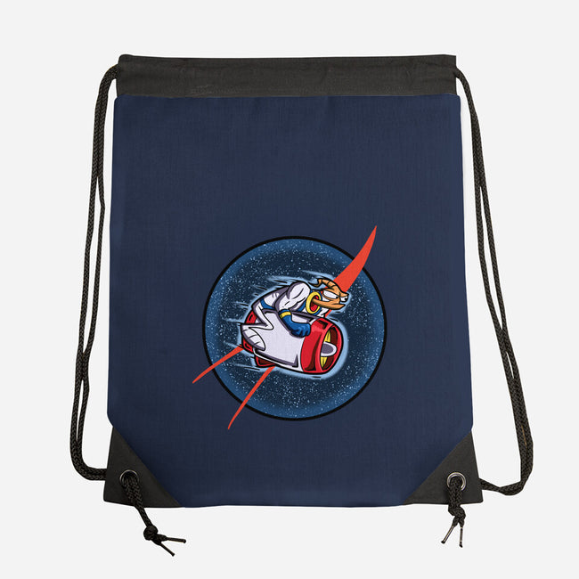Worm In Space-None-Drawstring-Bag-nickzzarto