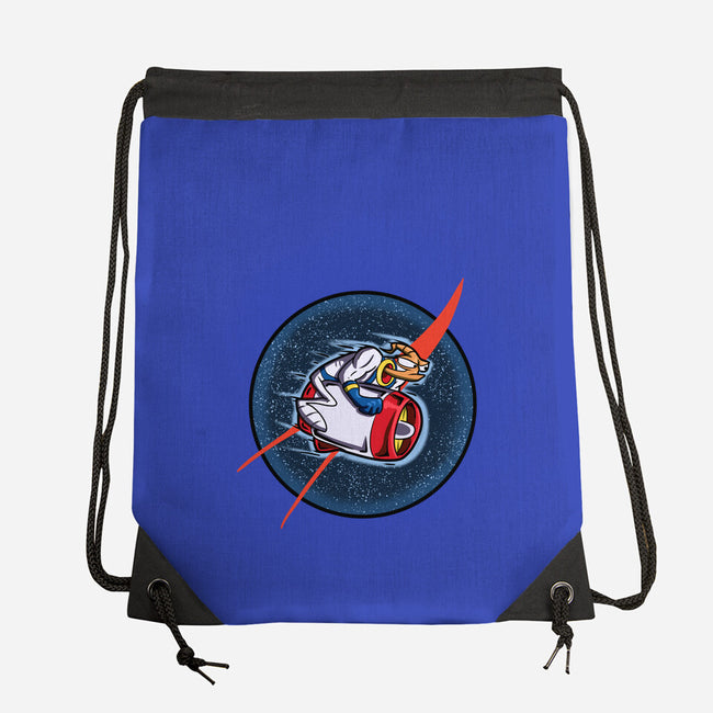 Worm In Space-None-Drawstring-Bag-nickzzarto