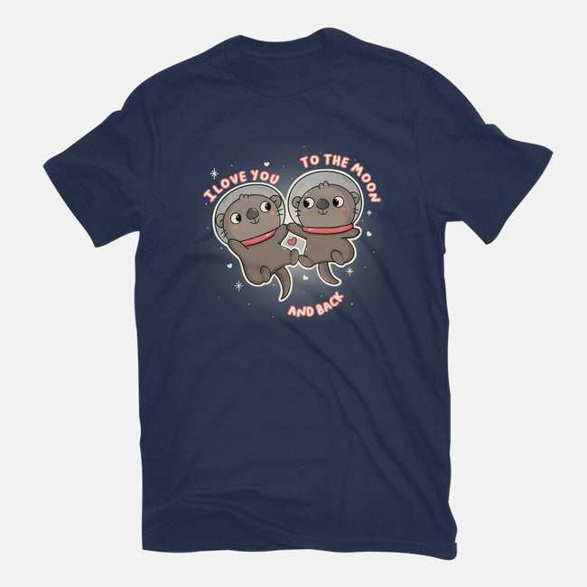 Space Love-Mens-Basic-Tee-Freecheese