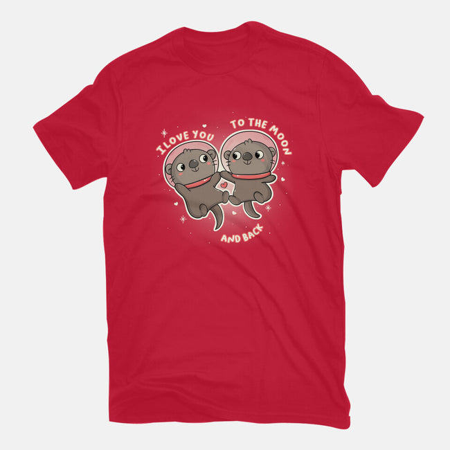 Space Love-Mens-Basic-Tee-Freecheese