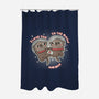 Space Love-None-Polyester-Shower Curtain-Freecheese