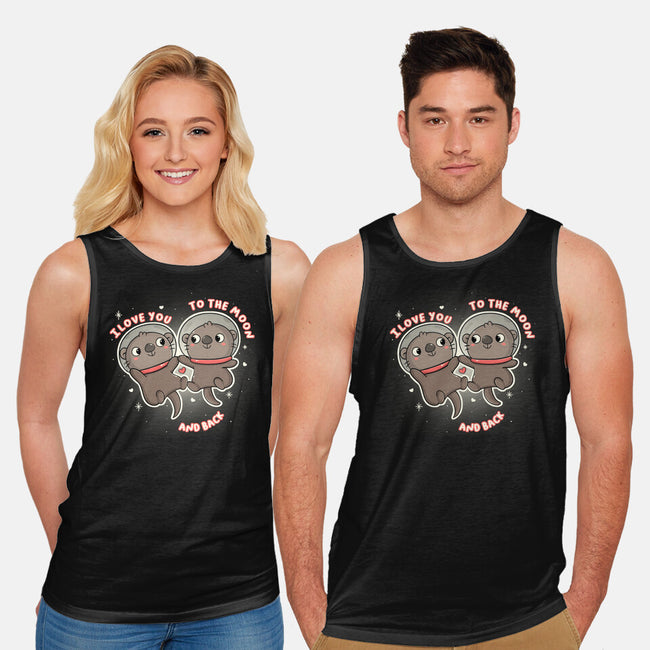 Space Love-Unisex-Basic-Tank-Freecheese
