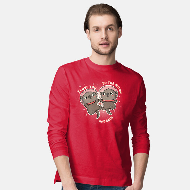 Space Love-Mens-Long Sleeved-Tee-Freecheese