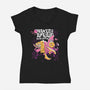 Bikini Bottom Survivalists-Womens-V-Neck-Tee-estudiofitas