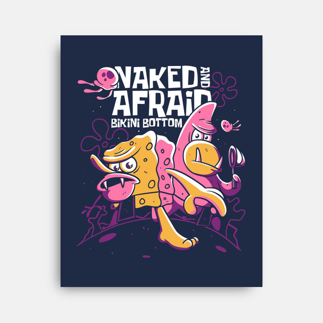 Bikini Bottom Survivalists-None-Stretched-Canvas-estudiofitas