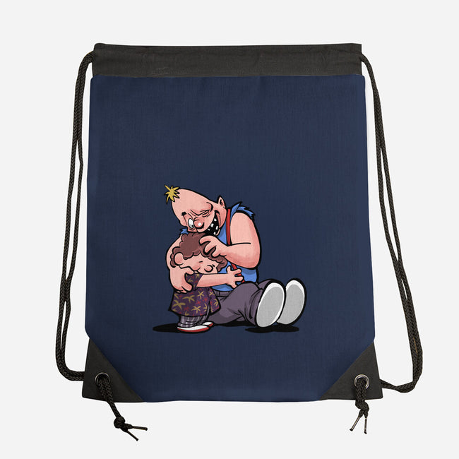 Sloth And Chunk-None-Drawstring-Bag-zascanauta